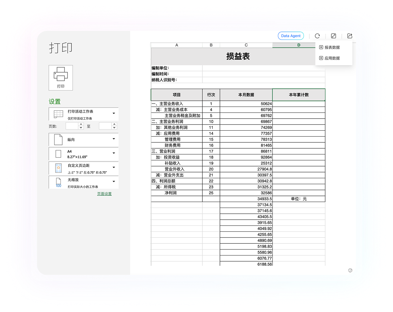Data entry and presentation