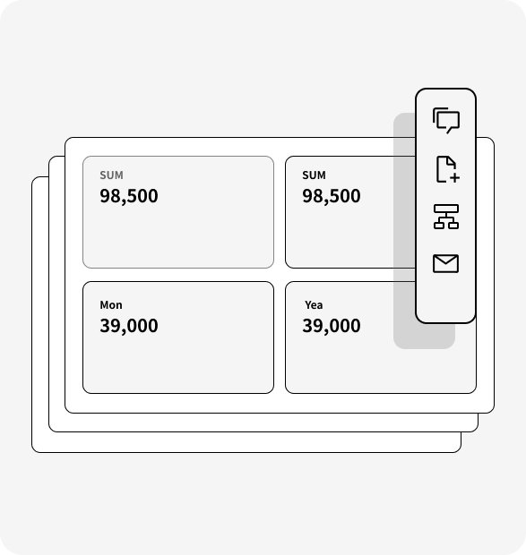Embedding analytics modules into business pages