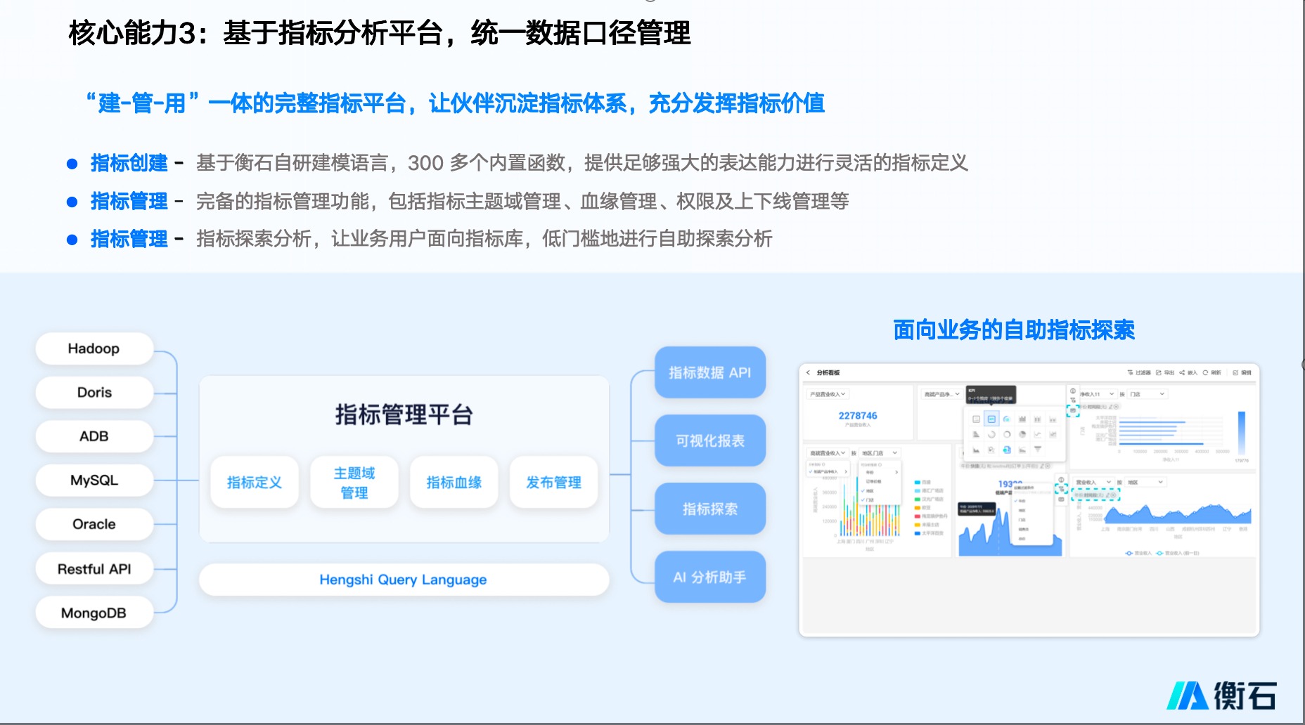 指标管理革命：衡石科技构建统一、可溯源的企业数据指标体系